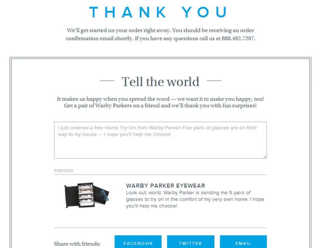 Create a Review Reminder on Thank You Pages.