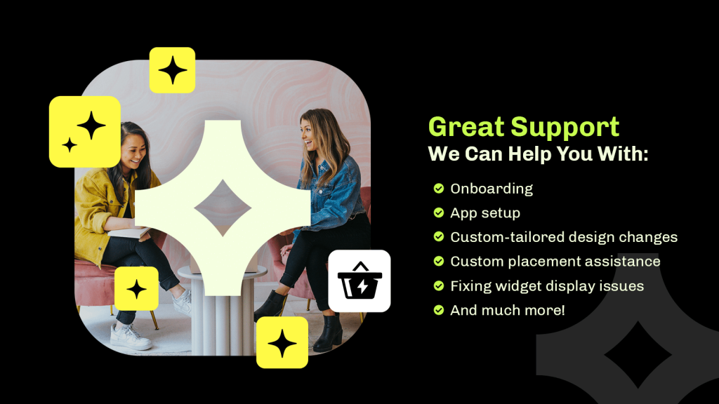 Essential Shopify Apps has a great support.