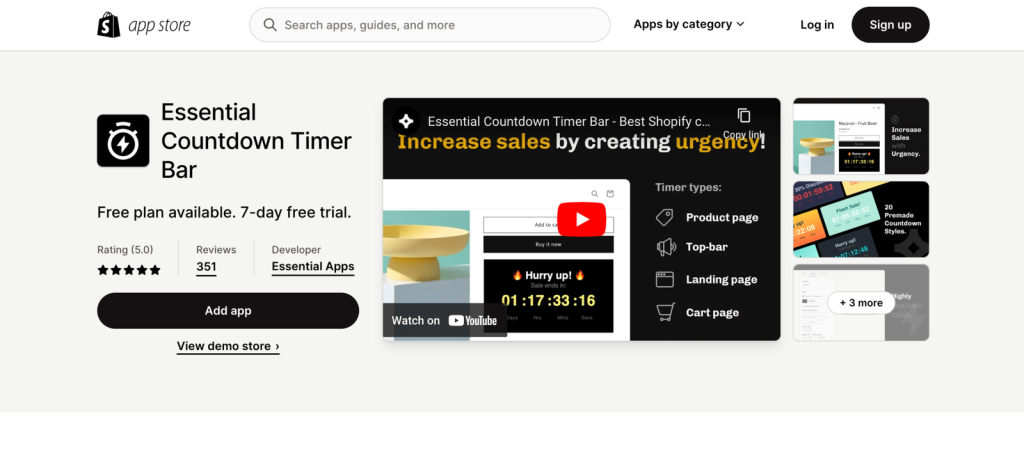 How to Download Shopify Countdown Timer app.