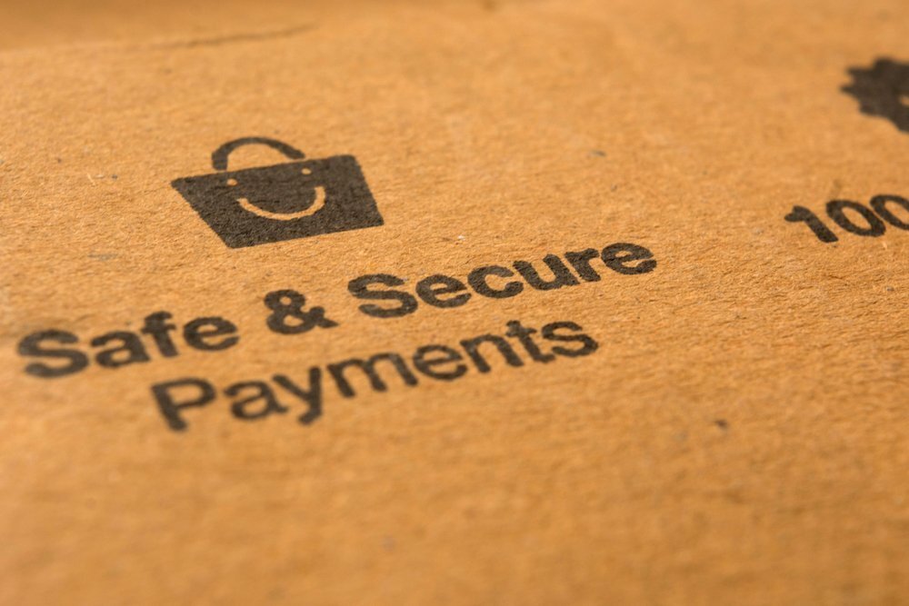 safe and secure payments print.