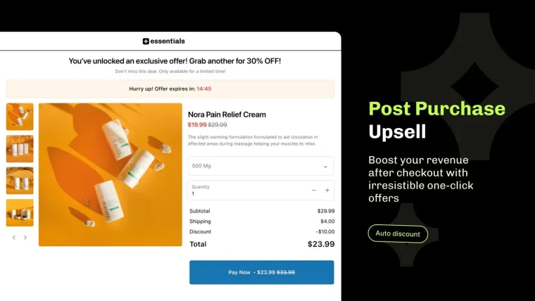 One-Click Upsells